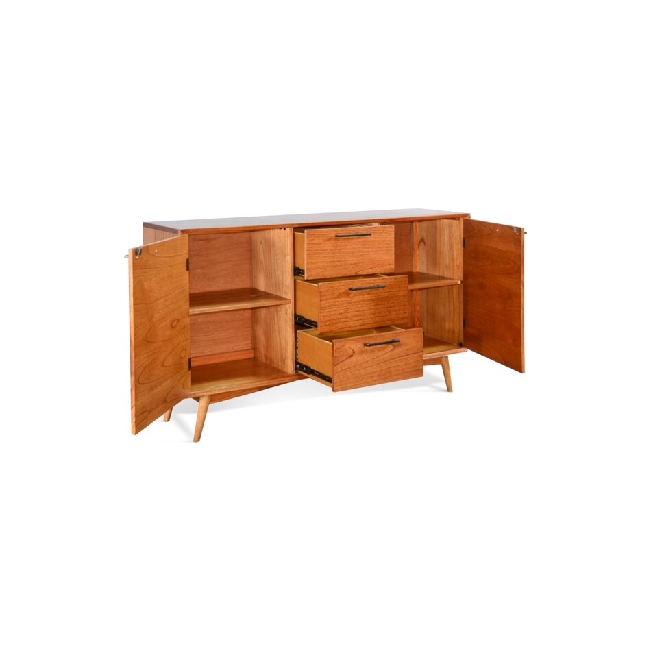 bellmore brown sideboard server   
