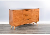 bellmore brown sideboard server   