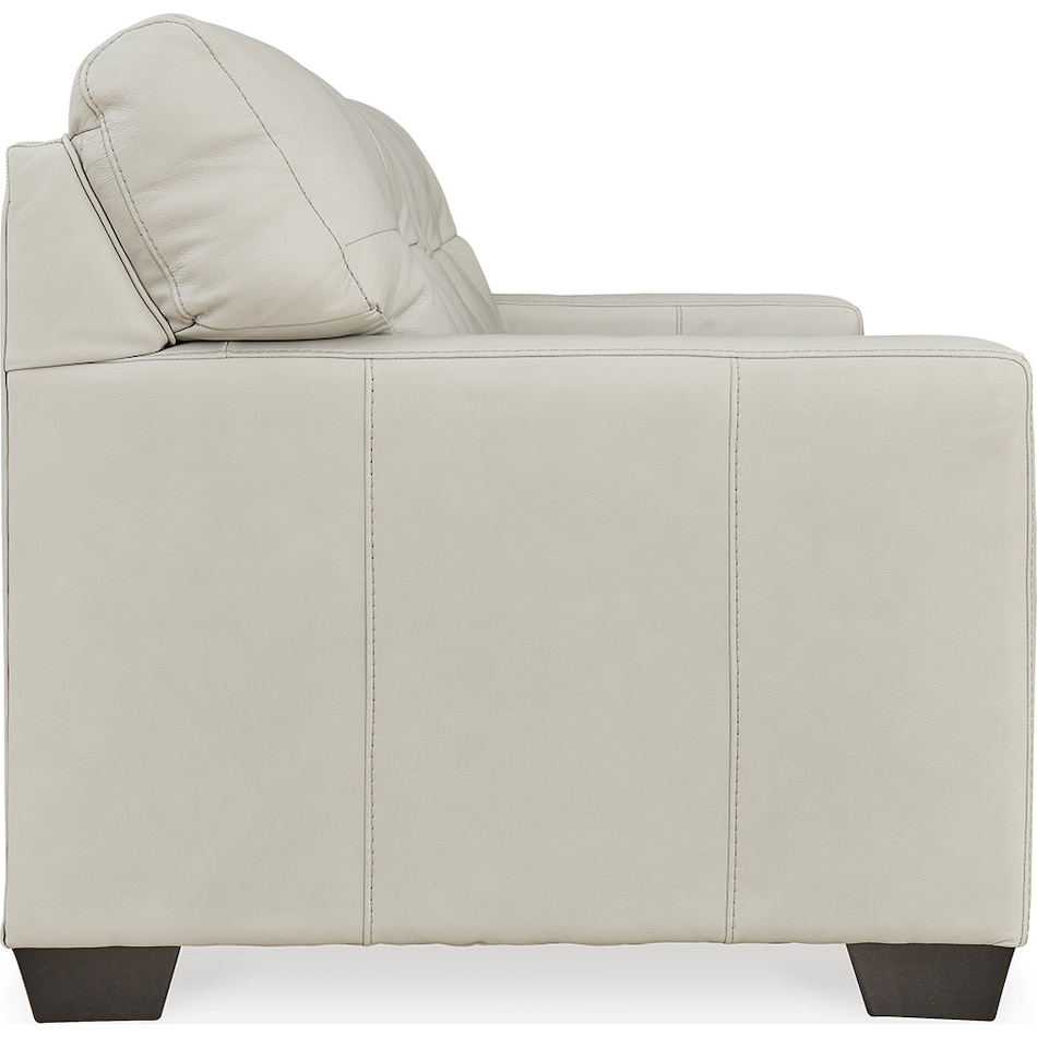 belziani coconut leather sofa   