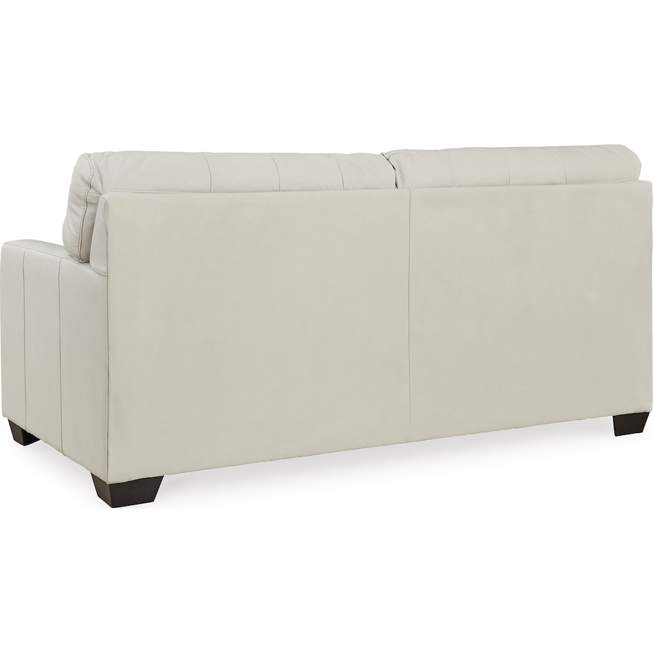 belziani coconut leather sofa   