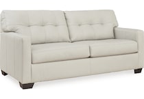 belziani coconut leather sofa   