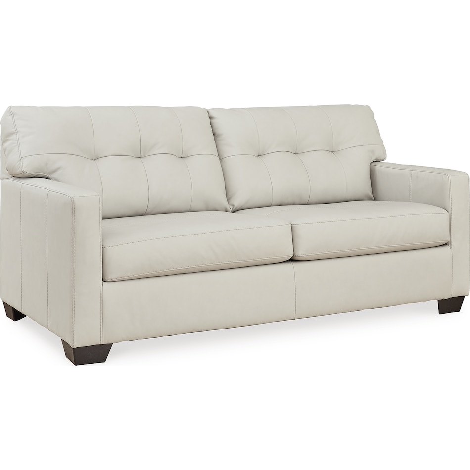 belziani coconut leather sofa   