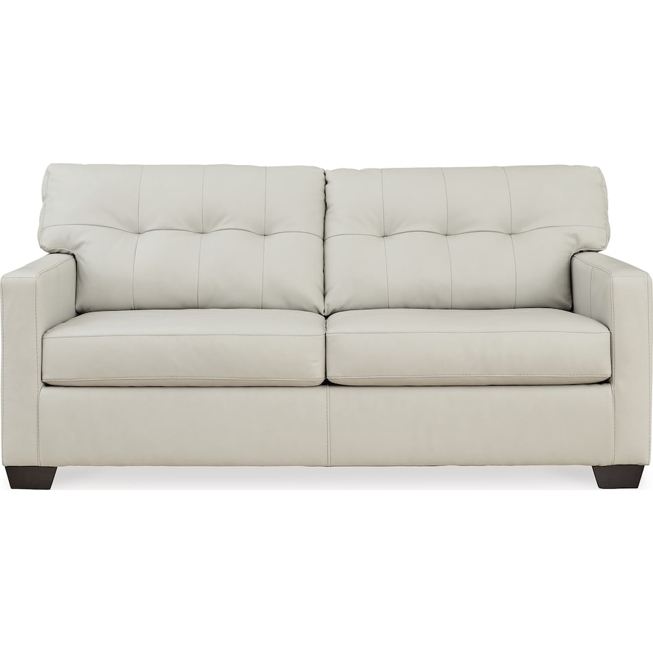 belziani coconut leather sofa   