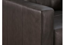 belziani storm leather loveseat   