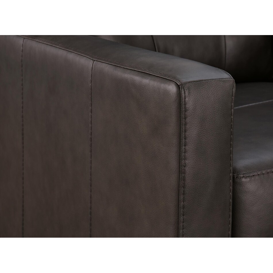 belziani storm leather sofa   