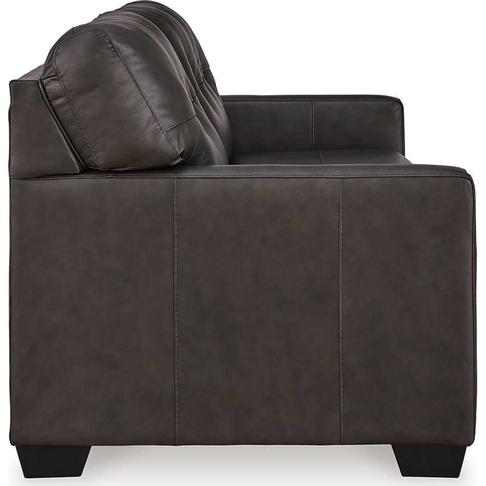 belziani storm leather sofa   