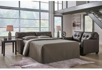 belziani storm leather sofa   