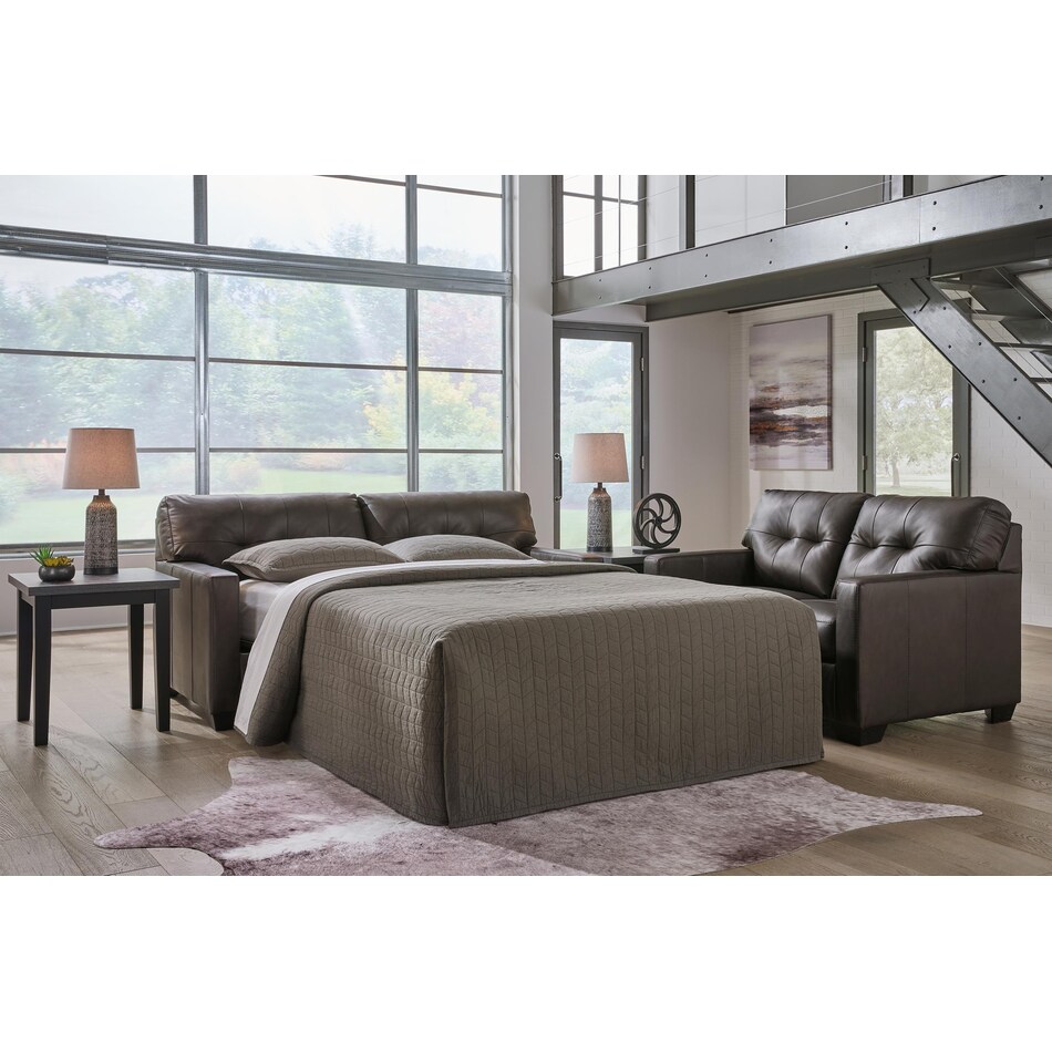 belziani storm leather sofa   