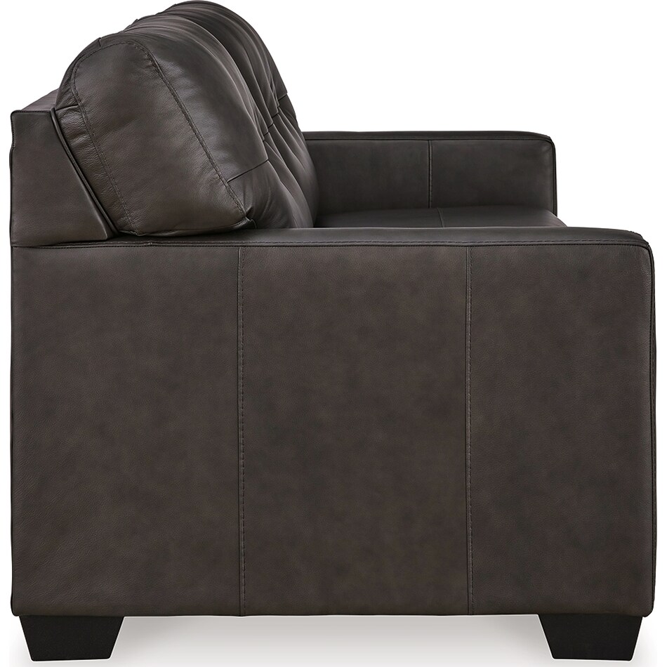 belziani storm leather sofa   