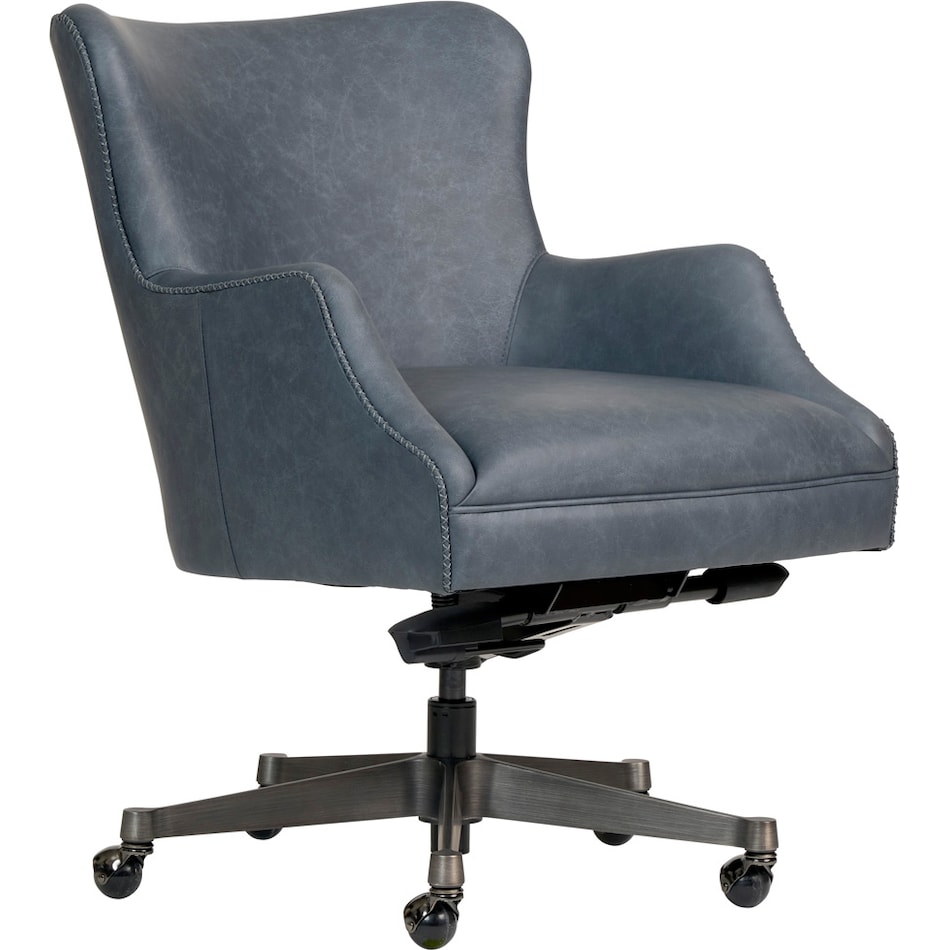 benedict venetian blue desk chair   