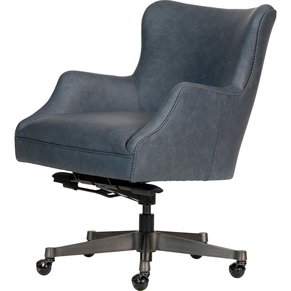benedict venetian blue desk chair   