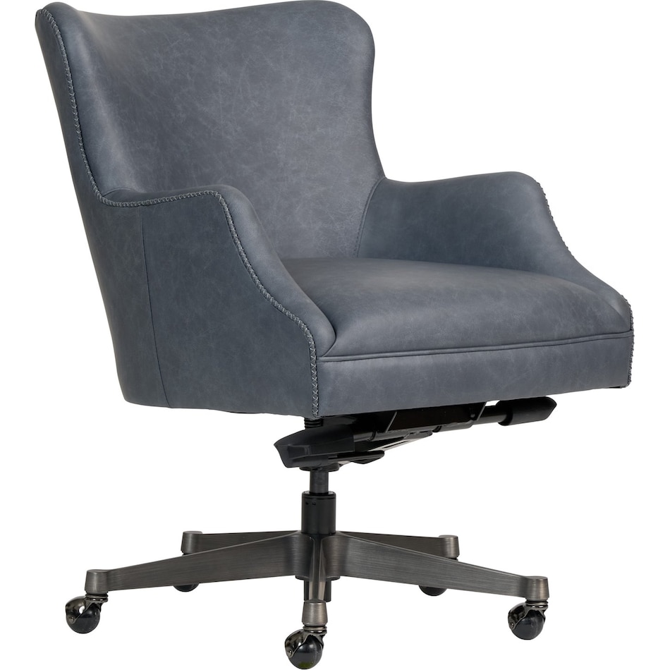 benedict venetian blue desk chair   