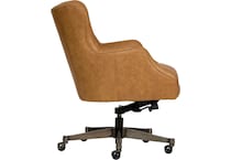 benedict venetian caramel desk chair   