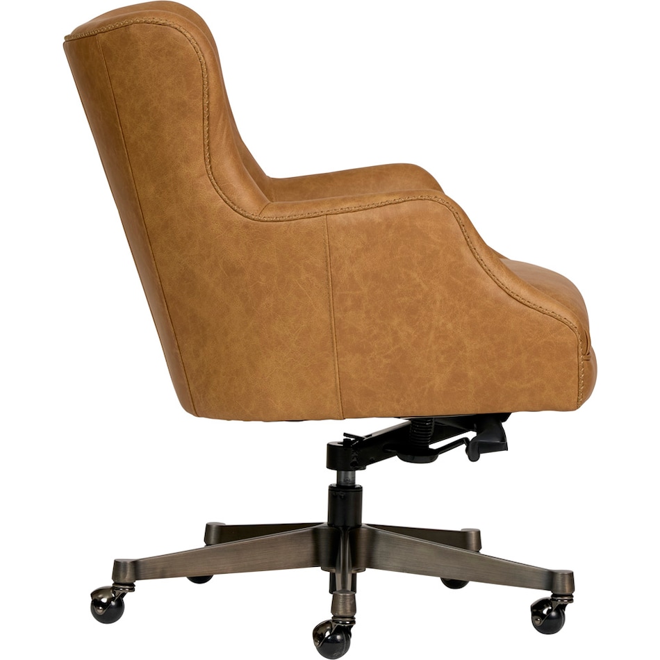 benedict venetian caramel desk chair   