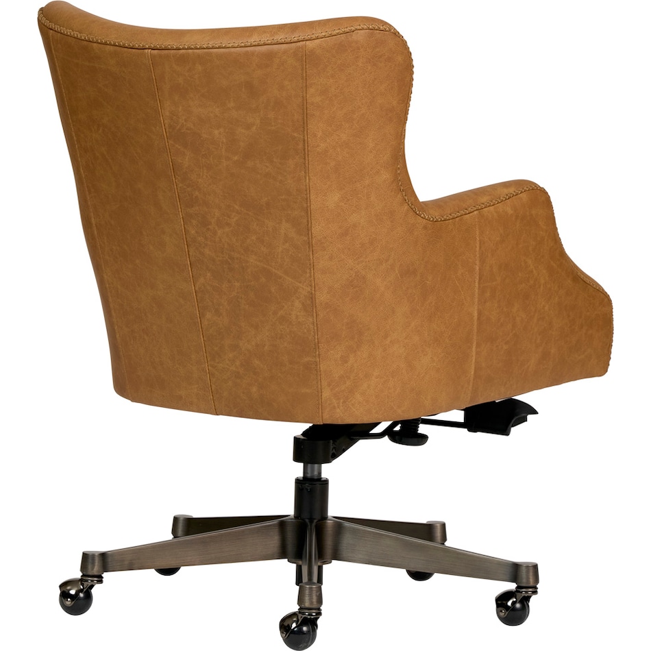benedict venetian caramel desk chair   