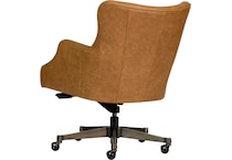 benedict venetian caramel desk chair   