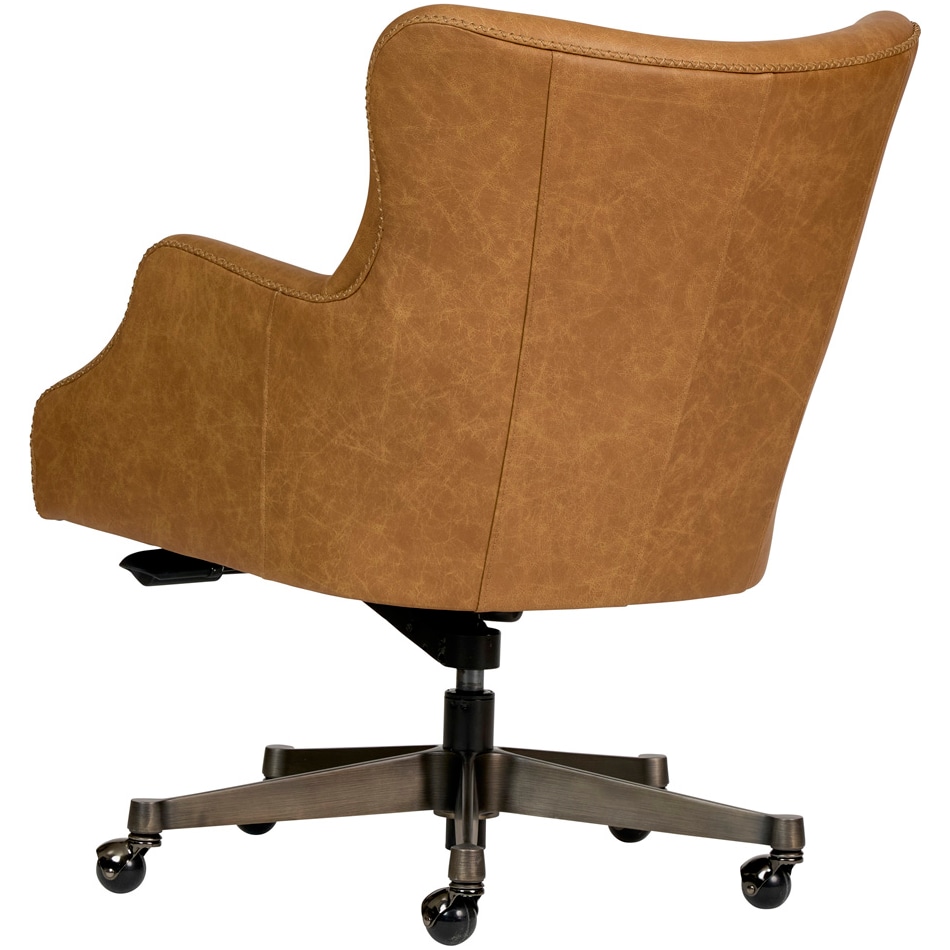 benedict venetian caramel desk chair   