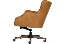 benedict venetian caramel desk chair   