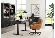 benedict venetian caramel desk chair   