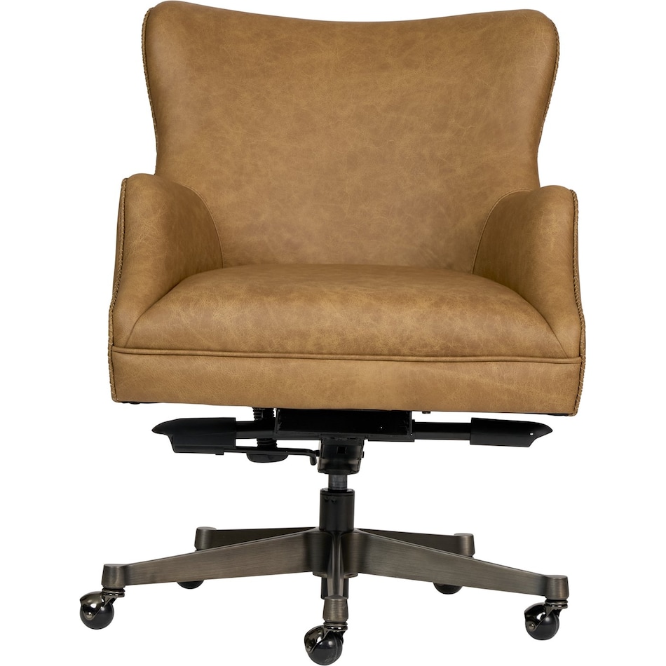benedict venetian caramel desk chair   