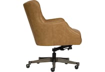benedict venetian caramel desk chair   