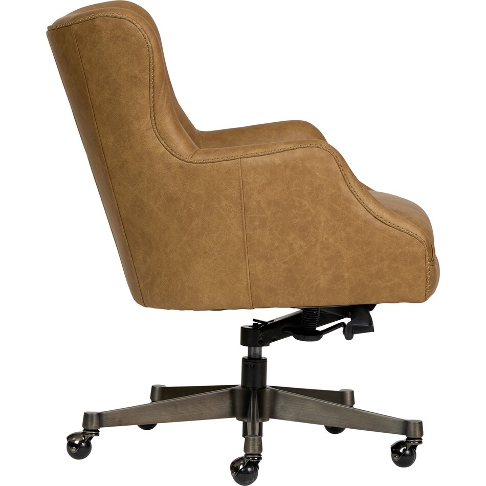 benedict venetian caramel desk chair   