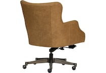 benedict venetian caramel desk chair   