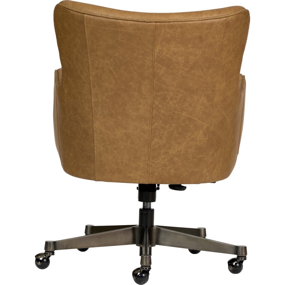 benedict venetian caramel desk chair   
