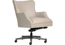 benedict venetian silver desk chair   
