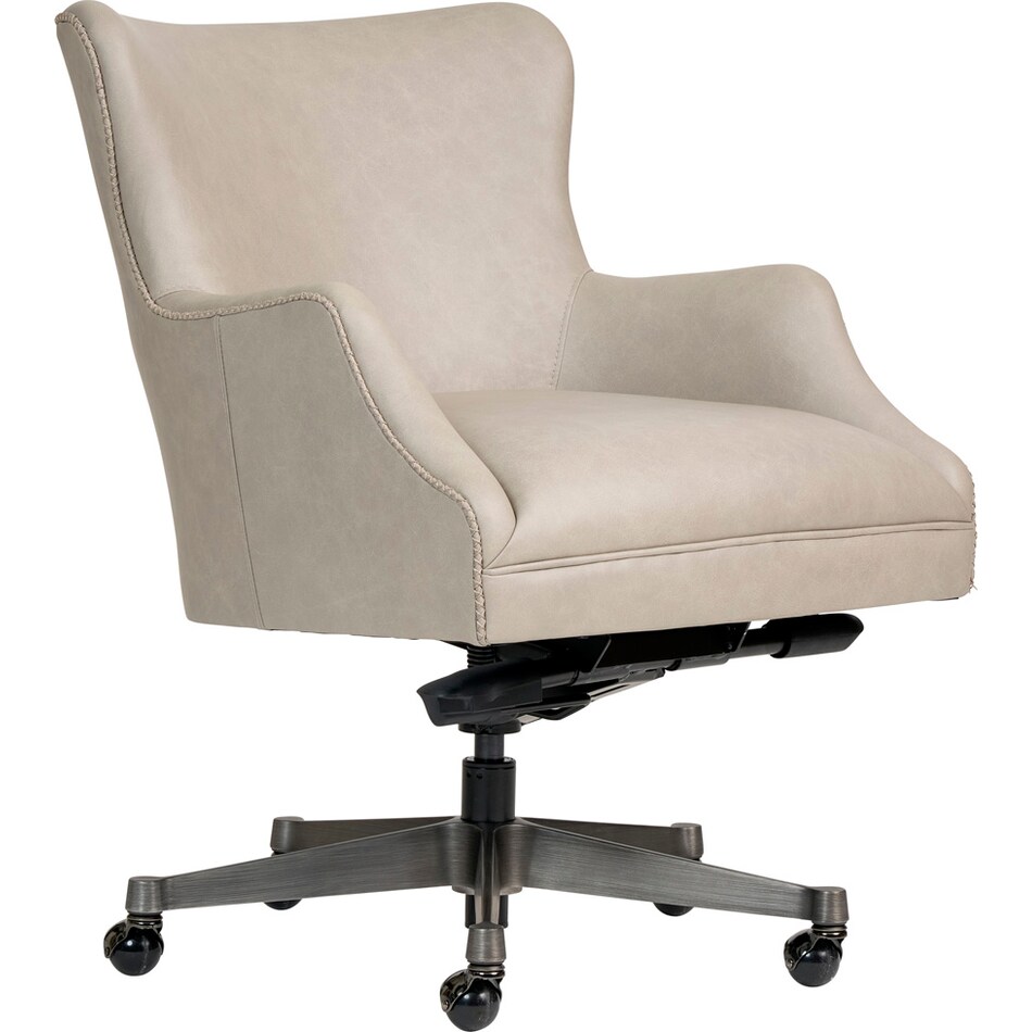 benedict venetian silver desk chair   