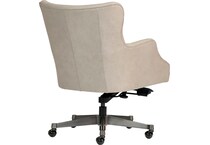 benedict venetian silver desk chair   
