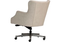 benedict venetian silver desk chair   
