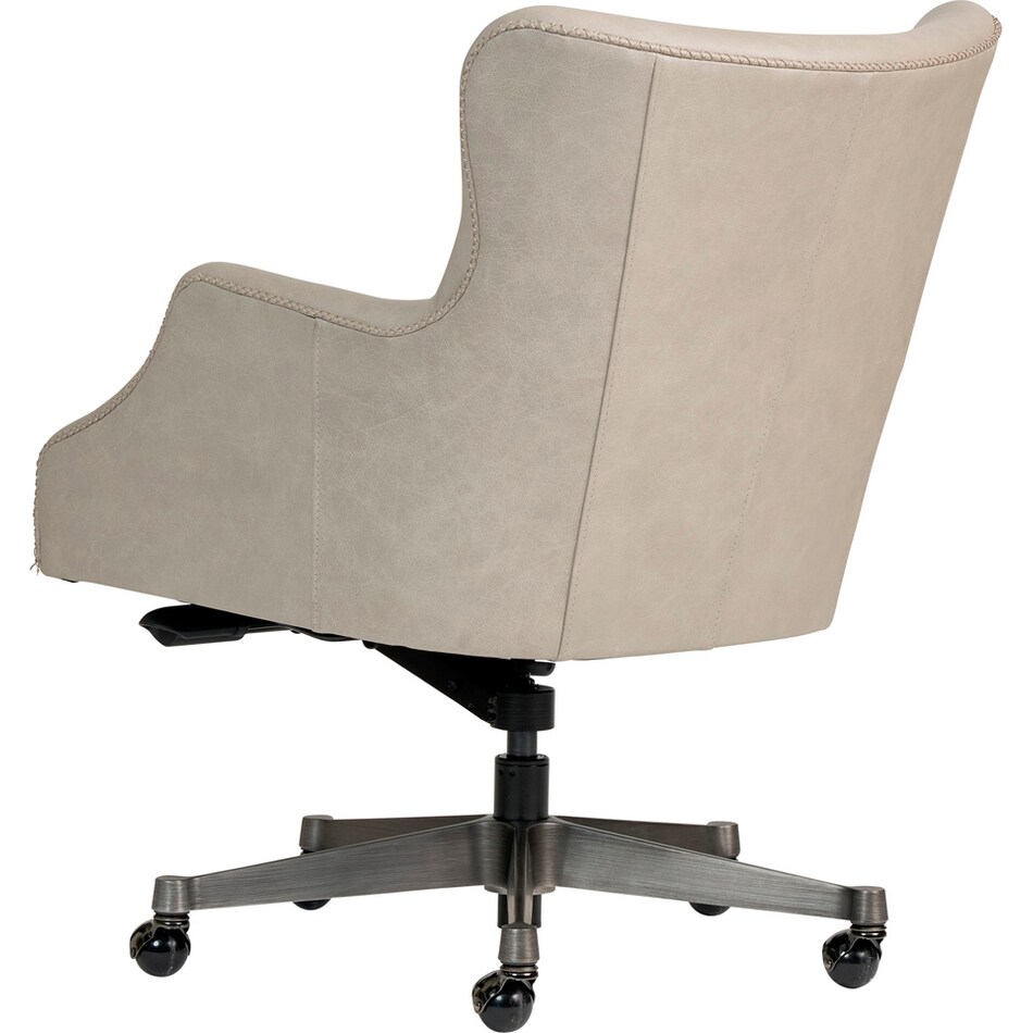benedict venetian silver desk chair   