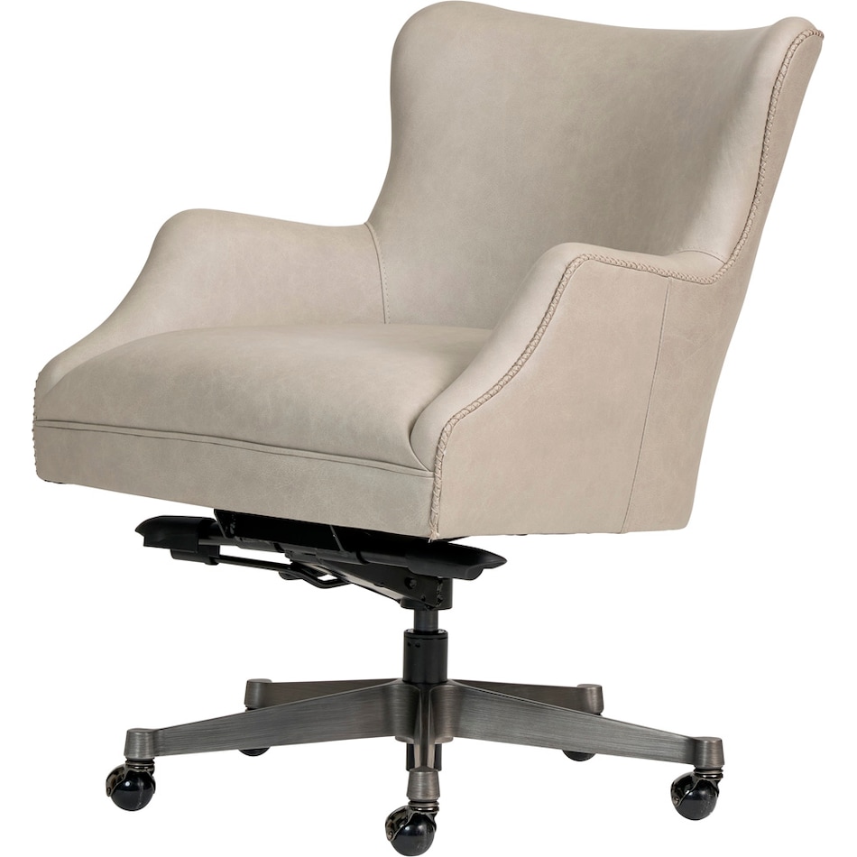 benedict venetian silver desk chair   