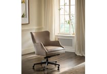 benedict venetian silver desk chair   