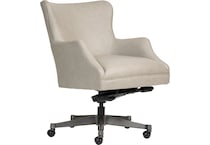 benedict venetian silver desk chair   