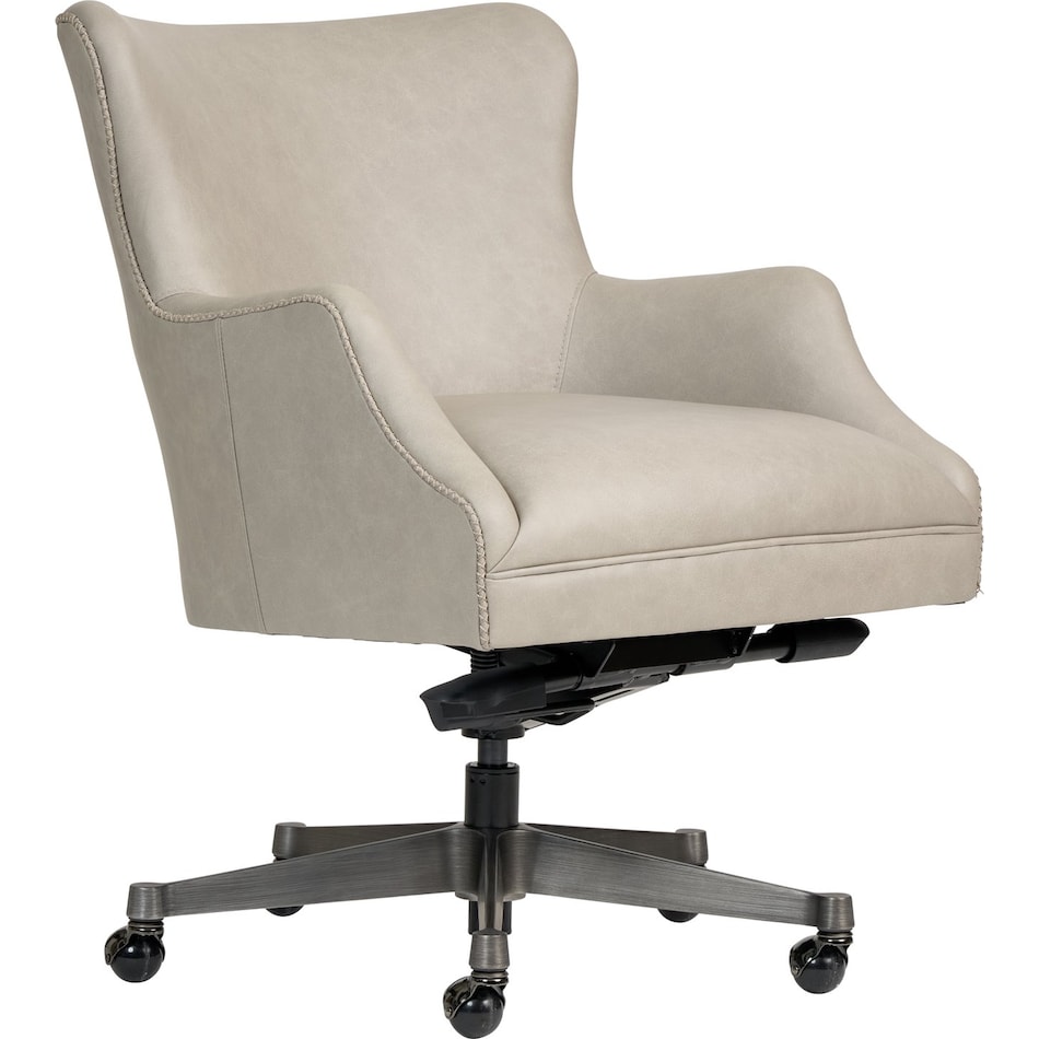 benedict venetian silver desk chair   