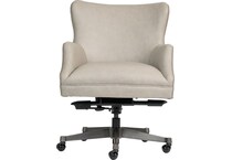 benedict venetian silver desk chair   