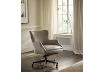 benedict venetian silver desk chair   