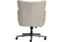 benedict venetian silver desk chair   