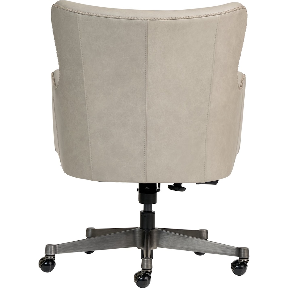 benedict venetian silver desk chair   