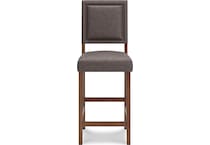 benmara greyish brown counter chair   