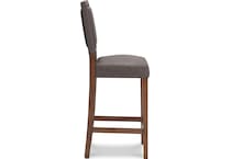 benmara greyish brown counter chair   