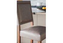 benmara greyish brown counter chair   