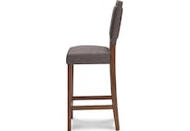 benmara greyish brown counter chair   