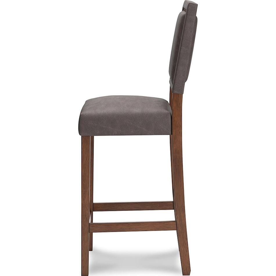 benmara greyish brown counter chair   