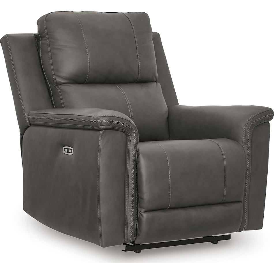 beryton anchor power leather recliner   