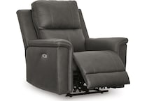 beryton anchor power leather recliner   