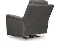 beryton anchor power leather recliner   