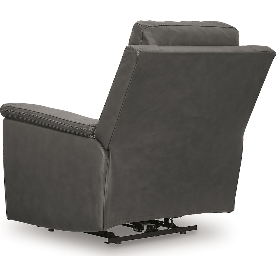 beryton anchor power leather recliner   